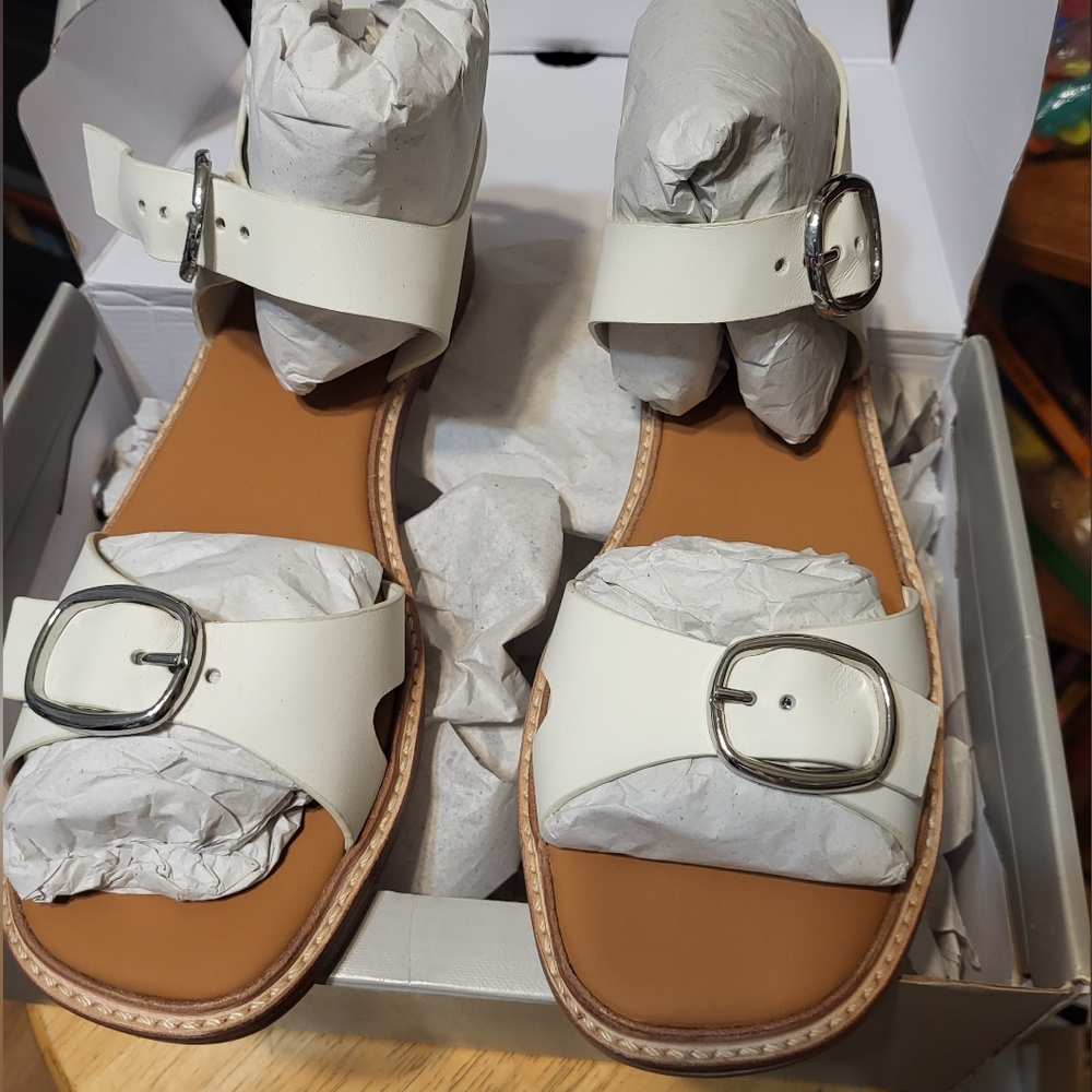 Brand New in OG Box - The Twin Buckle Sandal Size 10
